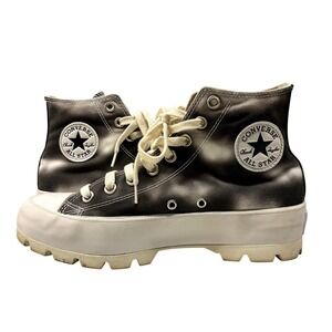 Converse Chuck Taylor Lugged Hi Women's 9 Tie Dye Black White Platform Boot